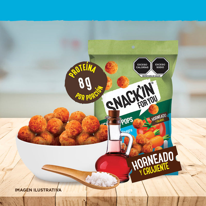 Veggie Pops Sal y Vinagre SNACK’IN FOR YOU 120 g