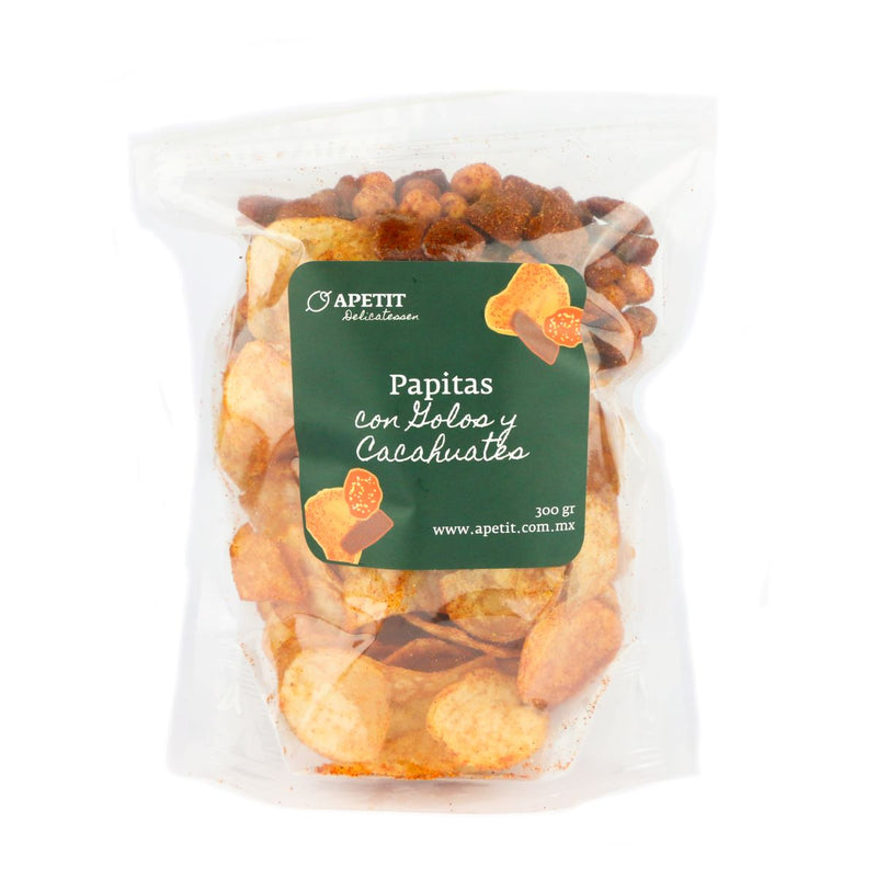 Bolsa de Papas Cacahuates Apetit 300 g