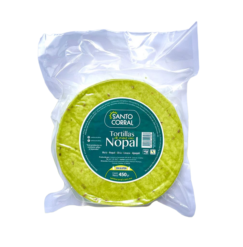 Tortillas Nopal Santo Corral 450 g