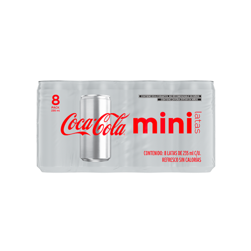 Coca Cola Light mini 8 pack 235 ml