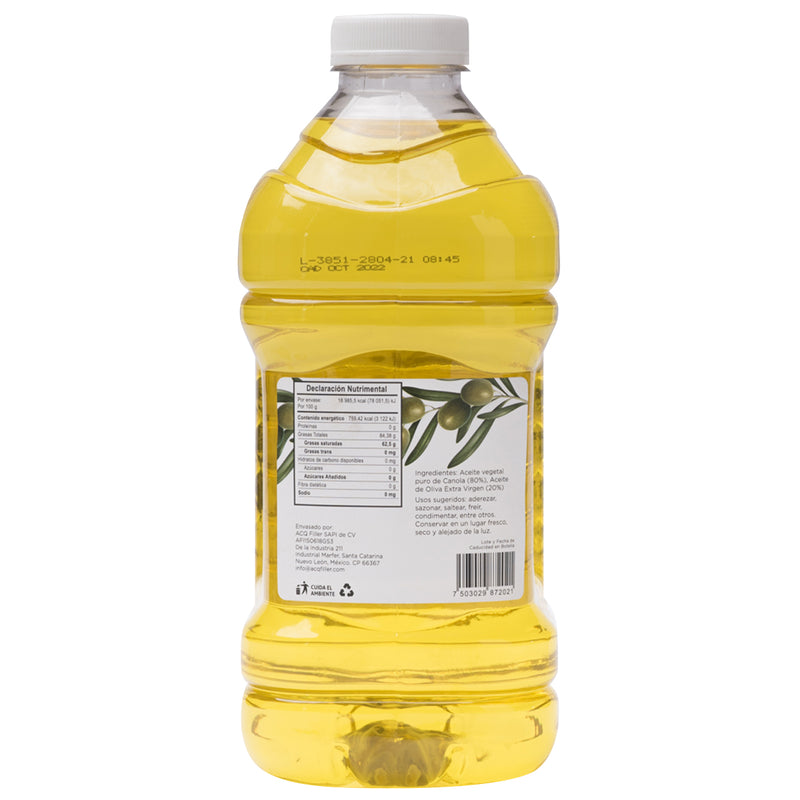 Aceite de Canola y Oliva Clásico Prolivo 2.5 lt