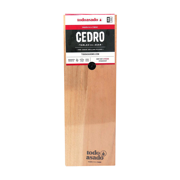 Tabla de cedro rojo Todo Asado