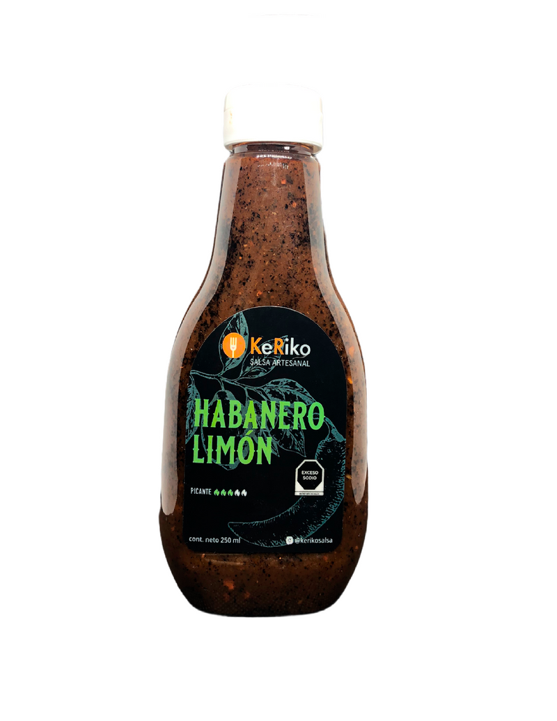 Salsa Habanero Limón KERIKO 255 ml