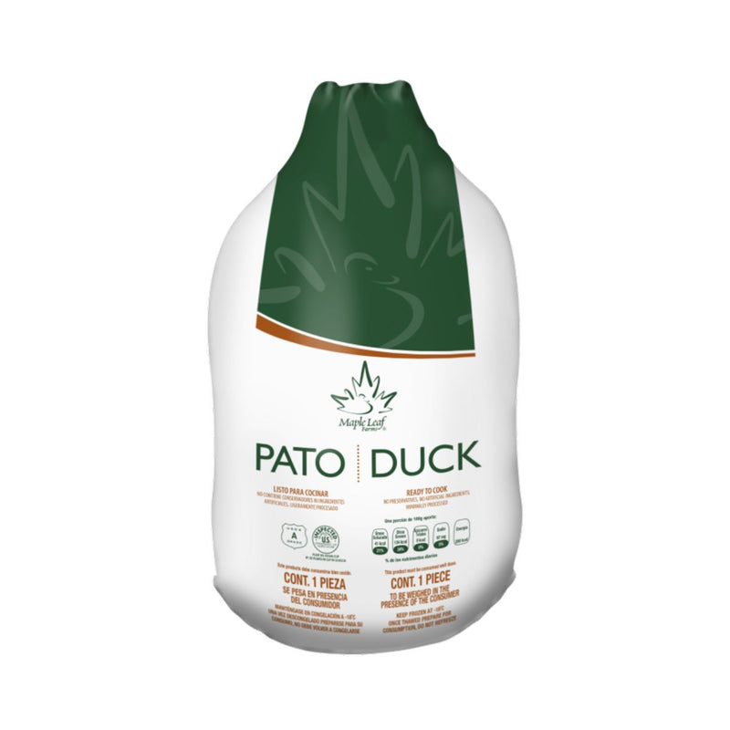 Pato Entero Maple Leaf 2.4 kg