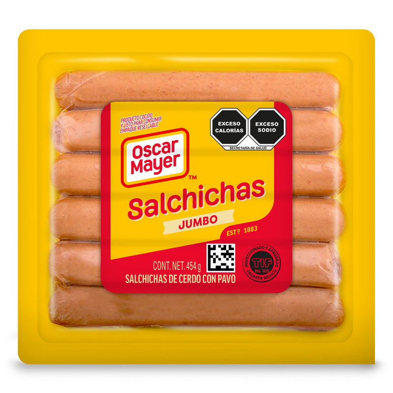 Salchicha Jumbo Original Oscar Mayer 454 g