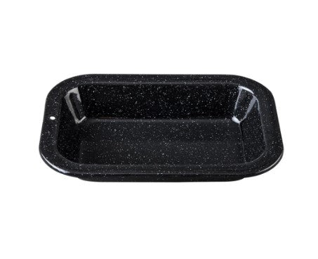 Bandeja Rectangular Peltre Negro 26 cm